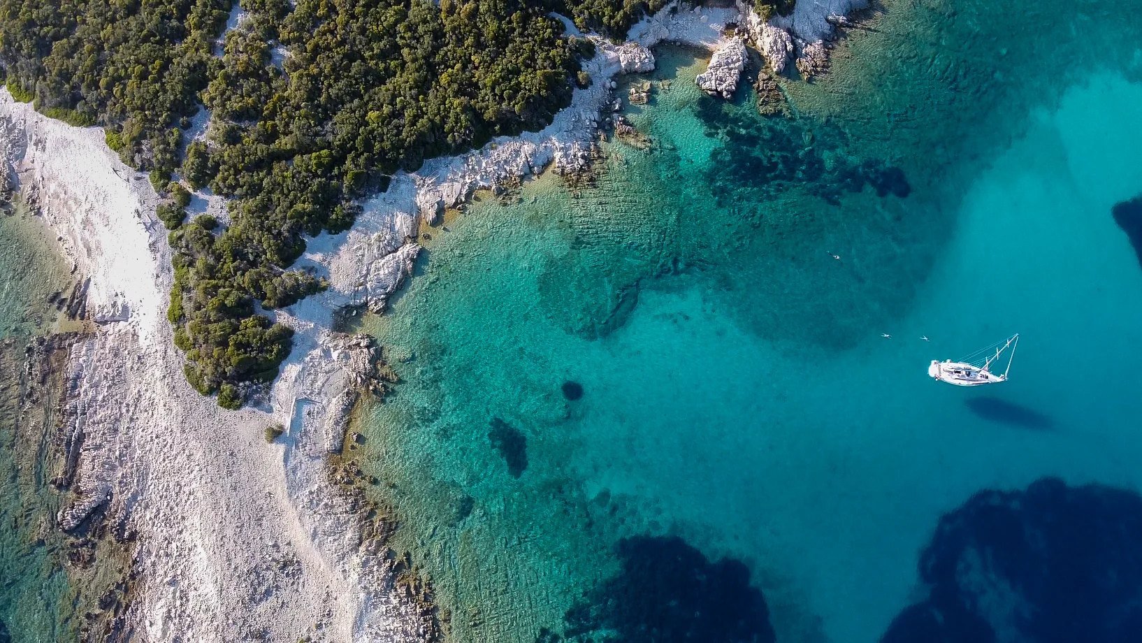 Ruhige Bucht in Kroatien