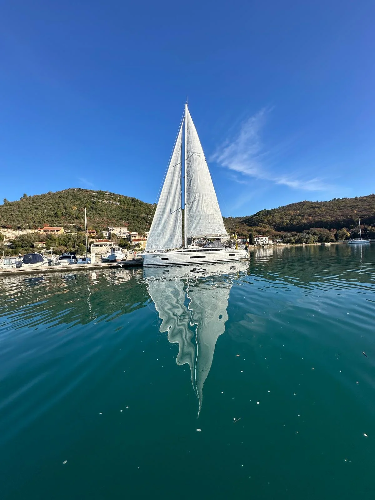 Lady Cordula vor der Küste Kroatiens