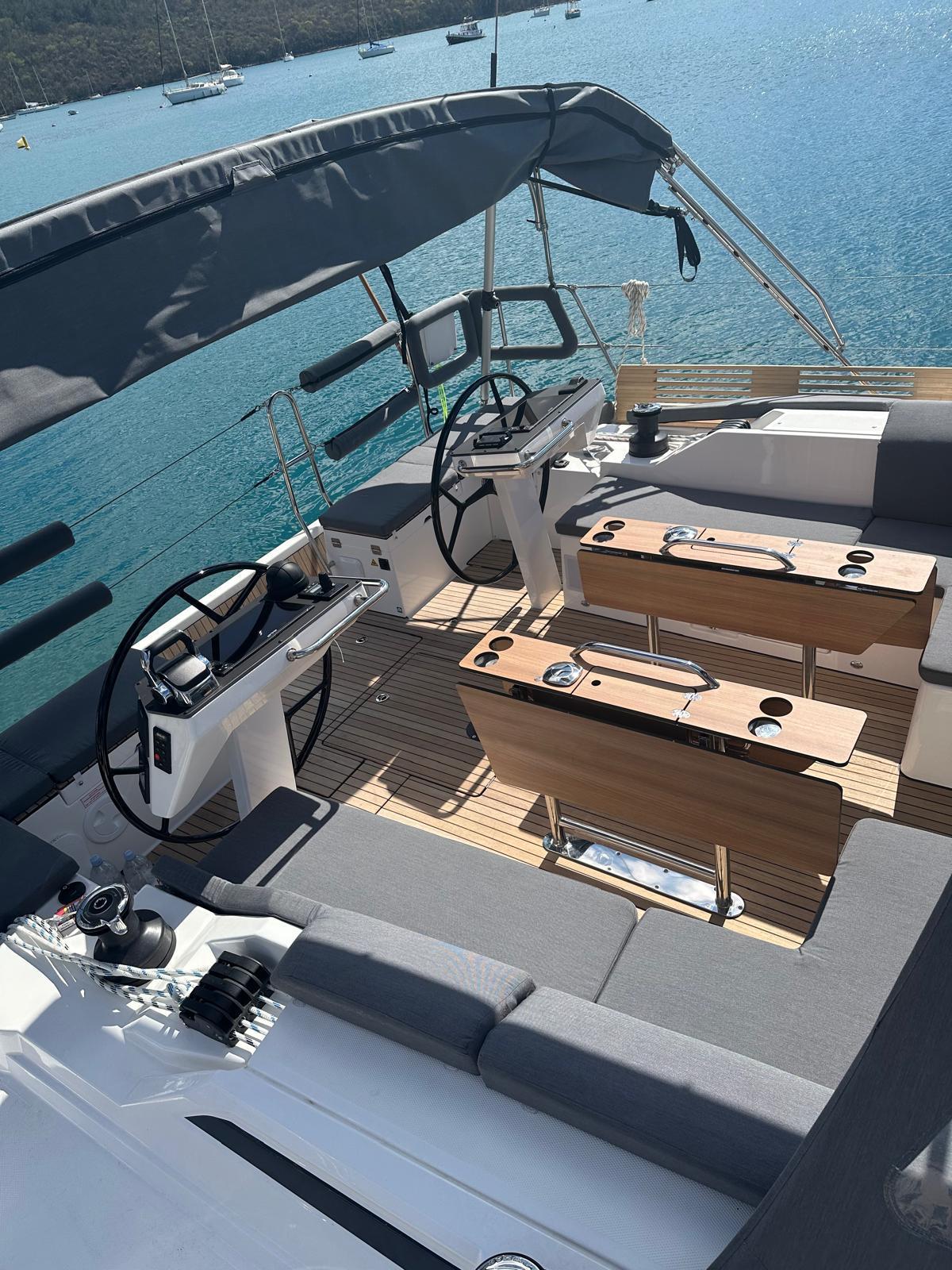 Deck der Lady Cordula auf der Adria