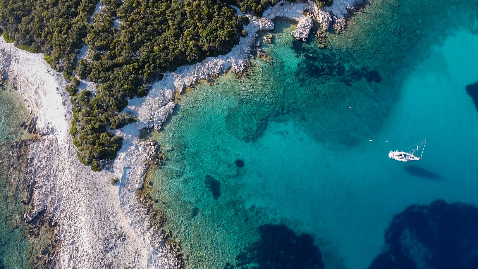 Ruhige Bucht in Kroatien